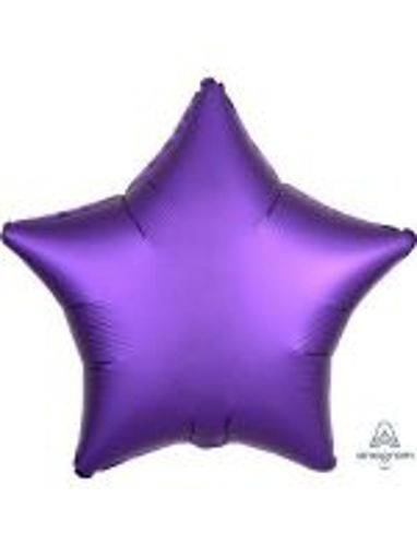 Picture of SATIN LUXE PURPLE ROYALE STAR 17 INCH
